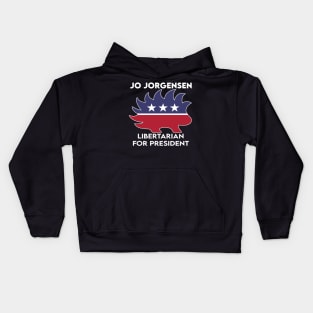 Jo Jorgensen Libertarian For President Kids Hoodie